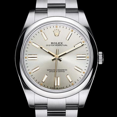 rolex silver and gold mens|Rolex op 41 silver dial.